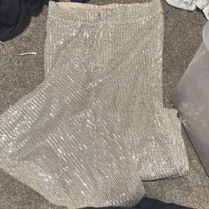 Sequin Embellished Women's Pants